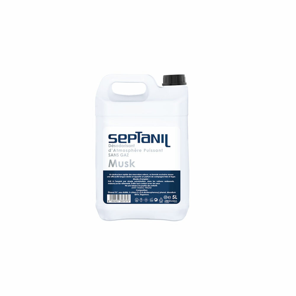 Désodorisant d’atmosphère puissant Musk Noble 5L Septanil