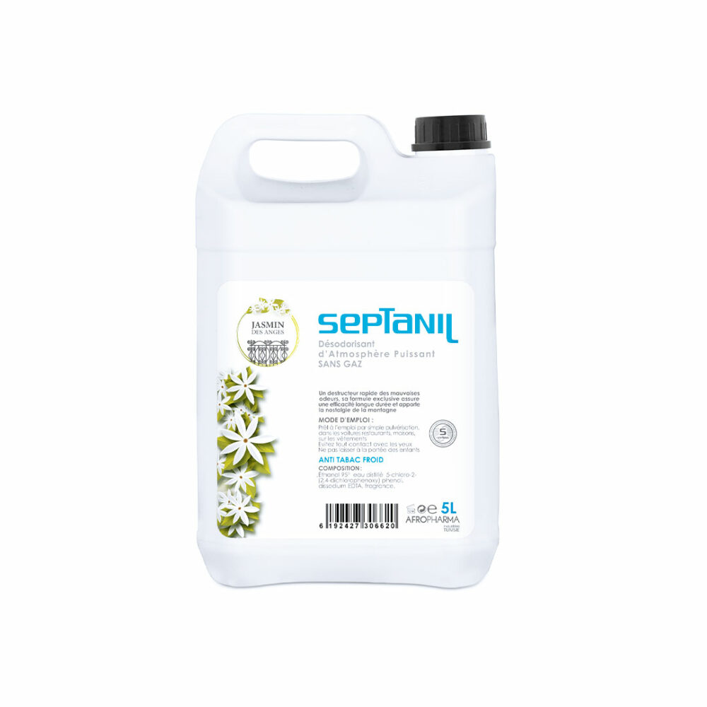 Désodorisant Jasmin d’atmosphère puissant 5L Septanil