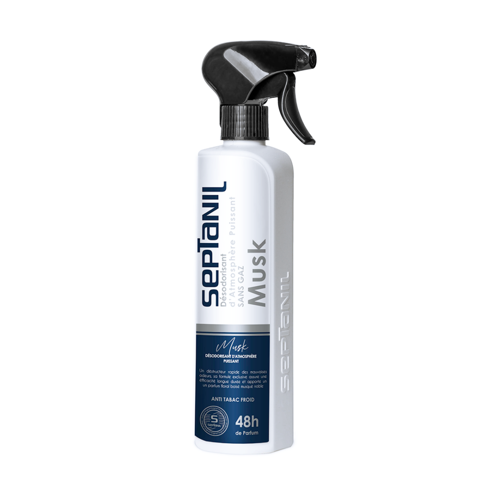 Désodorisant d’atmosphère puissant Musk Noble 500ml Septanil