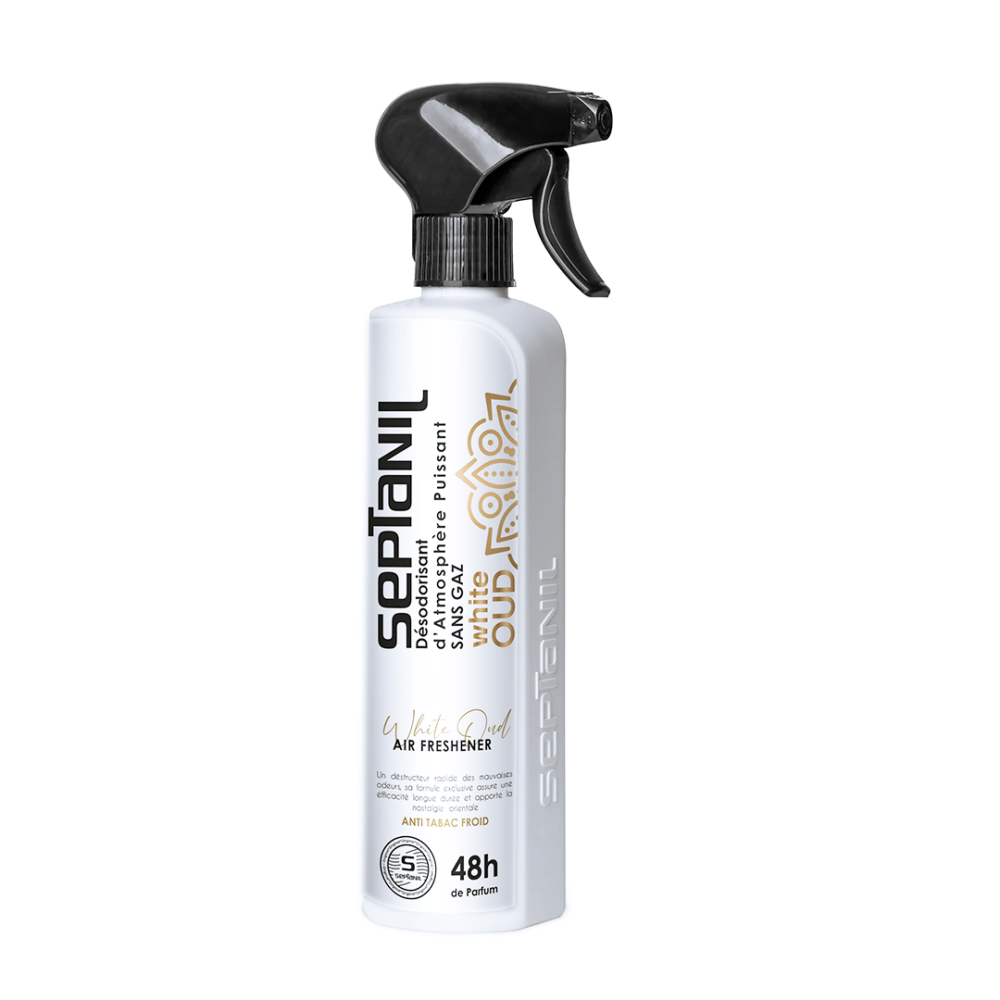 Désodorisant white Oud d’atmosphère puissant 500ml Septanil
