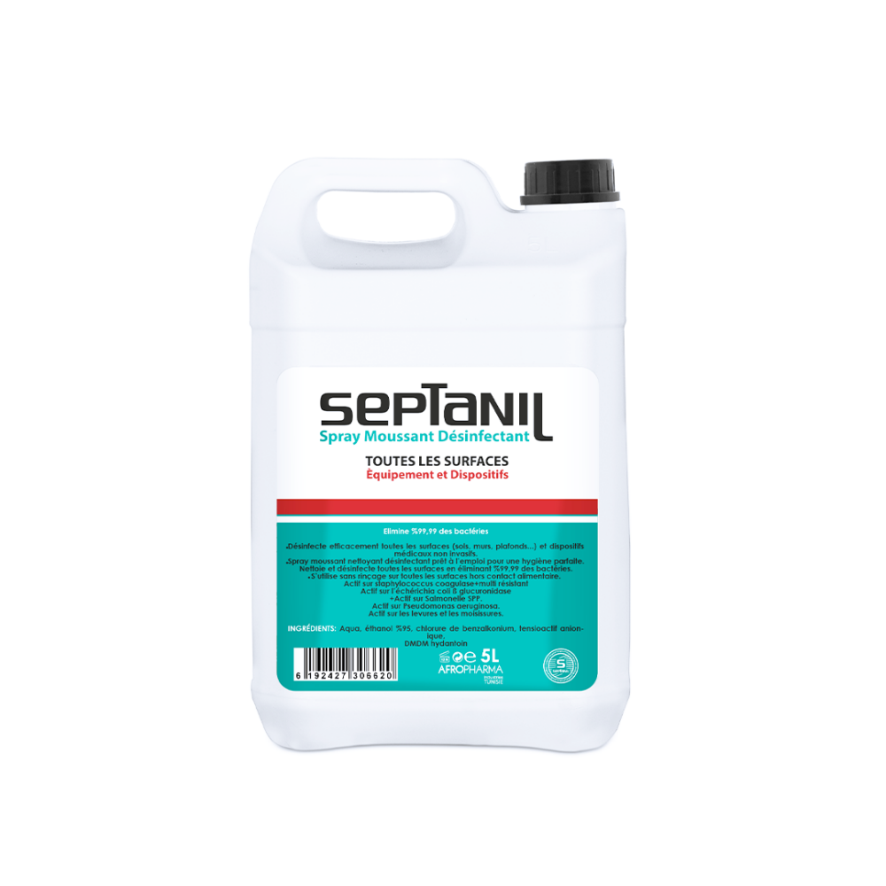 Spray moussant désinfectant 5L SEPTANIL