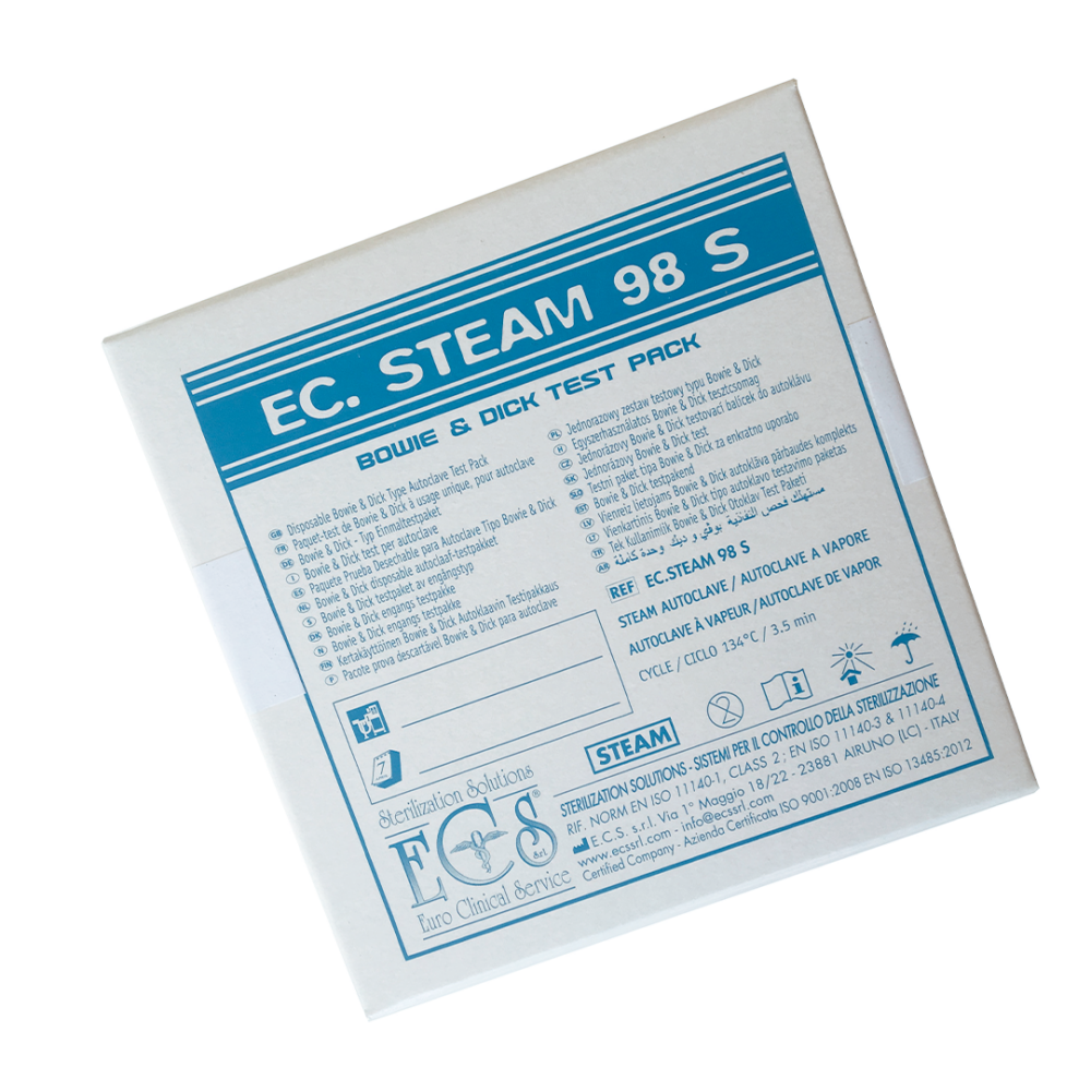 Indicateur de stérilisation “Test Bowie et Dick”