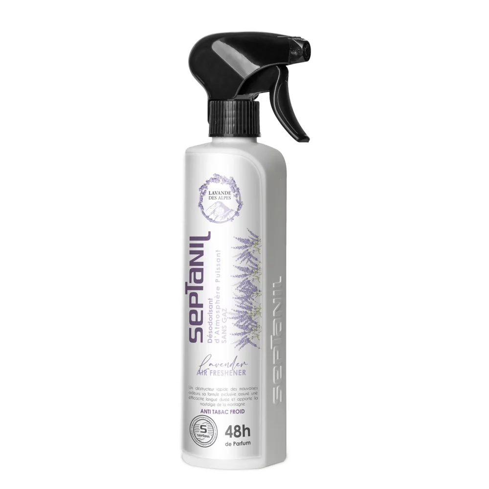 désodorisant d'atmosphère puissant lavande 500ml Septanil